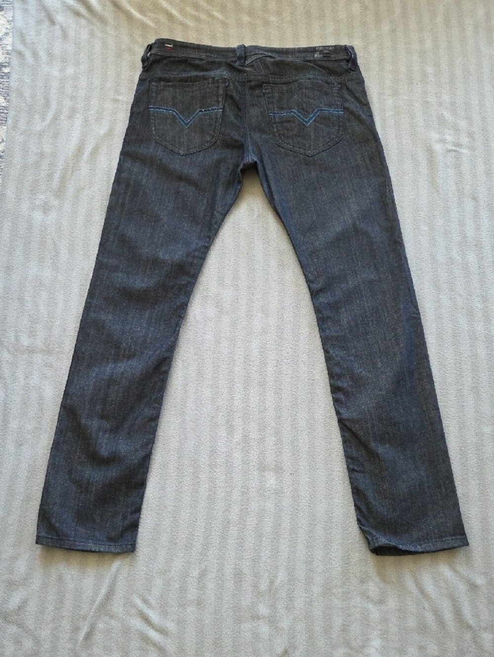 Diesel Men's Slim Straight Jeans - Dark Blue - Picture 5 of 5